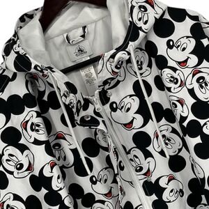 Disney Mickey Mouse Raincoat Windbreaker Jacket Hooded Parka All Over Print 3XL